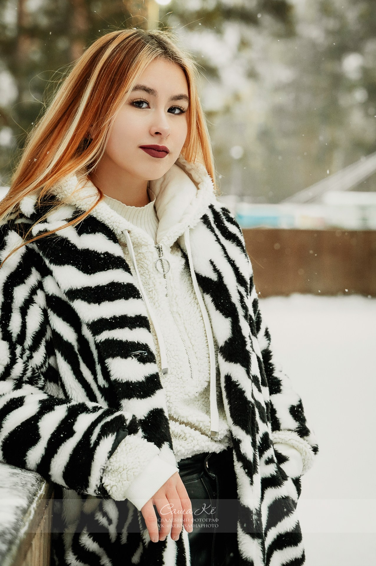 Креативная постановочная фотосессия на ледовом катке. Профессиональный фотограф из Новосибирска — Саша Кё.