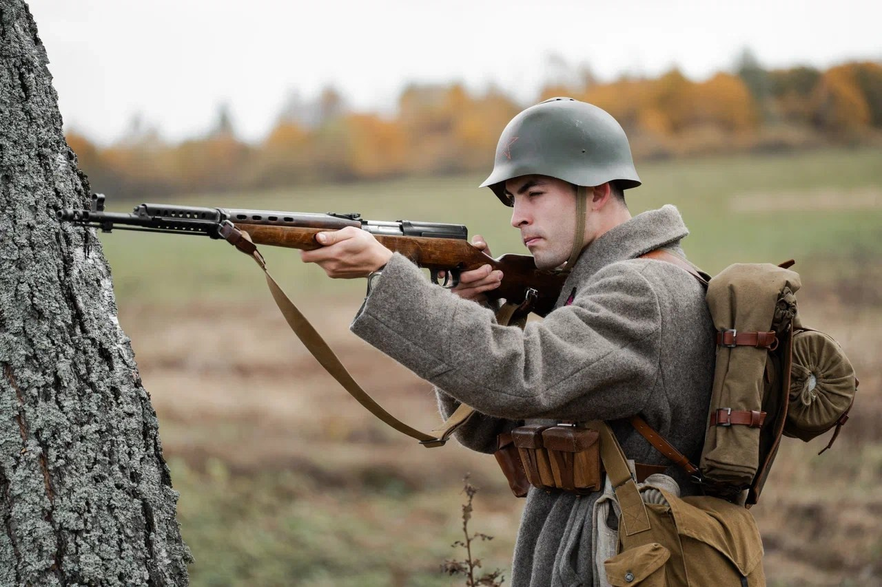 «Москва за нами» — реконструкция битвы в Подмосковье, п. Бородино. Свадебный фотограф Виктория Баталина