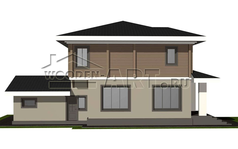 «Булгаково» 319 кв. м. Проекты деревянных домов