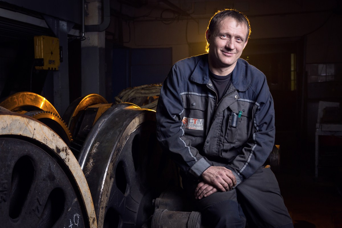 Ярославское локомотивное депо. Портретные фотографы в Москве — Анна и Алексей Бородины