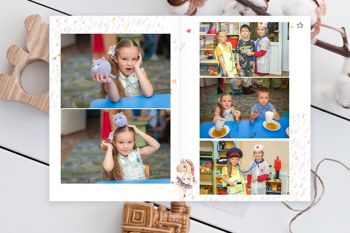 Дизайн выпускного альбома в детском саду