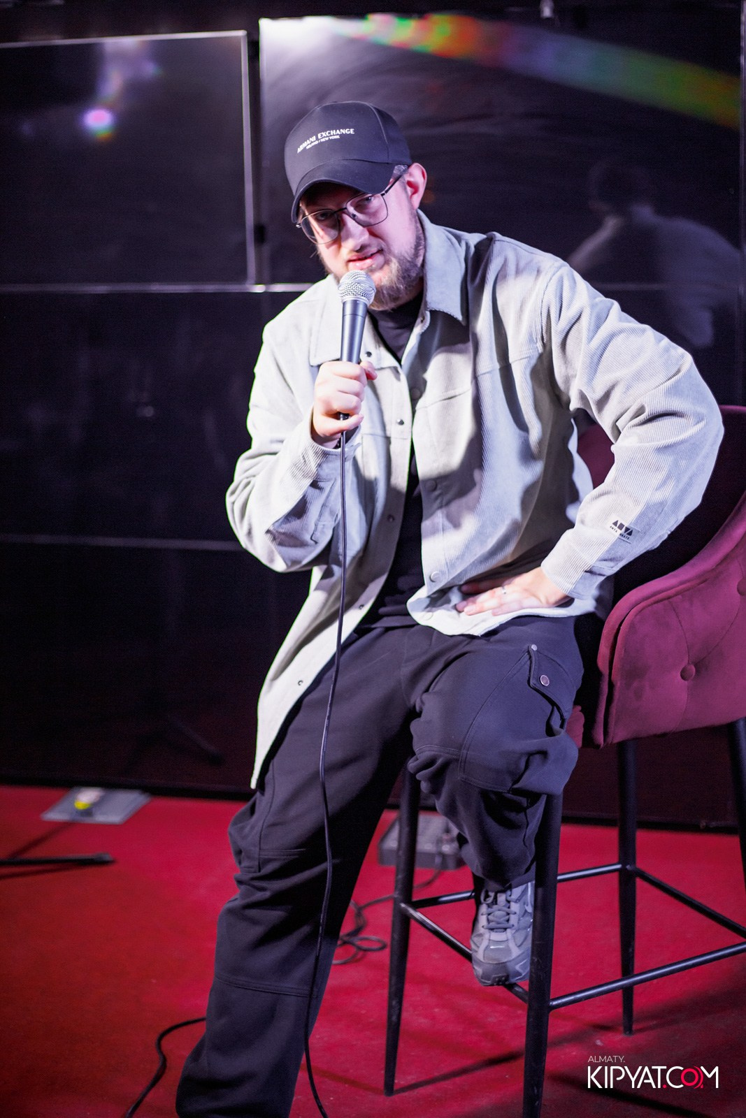 STAND UP КОНЦЕРТ АЛЕКСАНДРА МЕРКУЛЬ ESTATE KARAOKE BAR. КИПЯТКОМ АЛМАТЫ! Фотосъемка мероприятий в Алматы