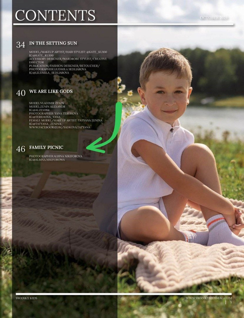 Публикации в журнале. Фотограф для вас и вашего бизнеса в Москве Альбина Никифоров