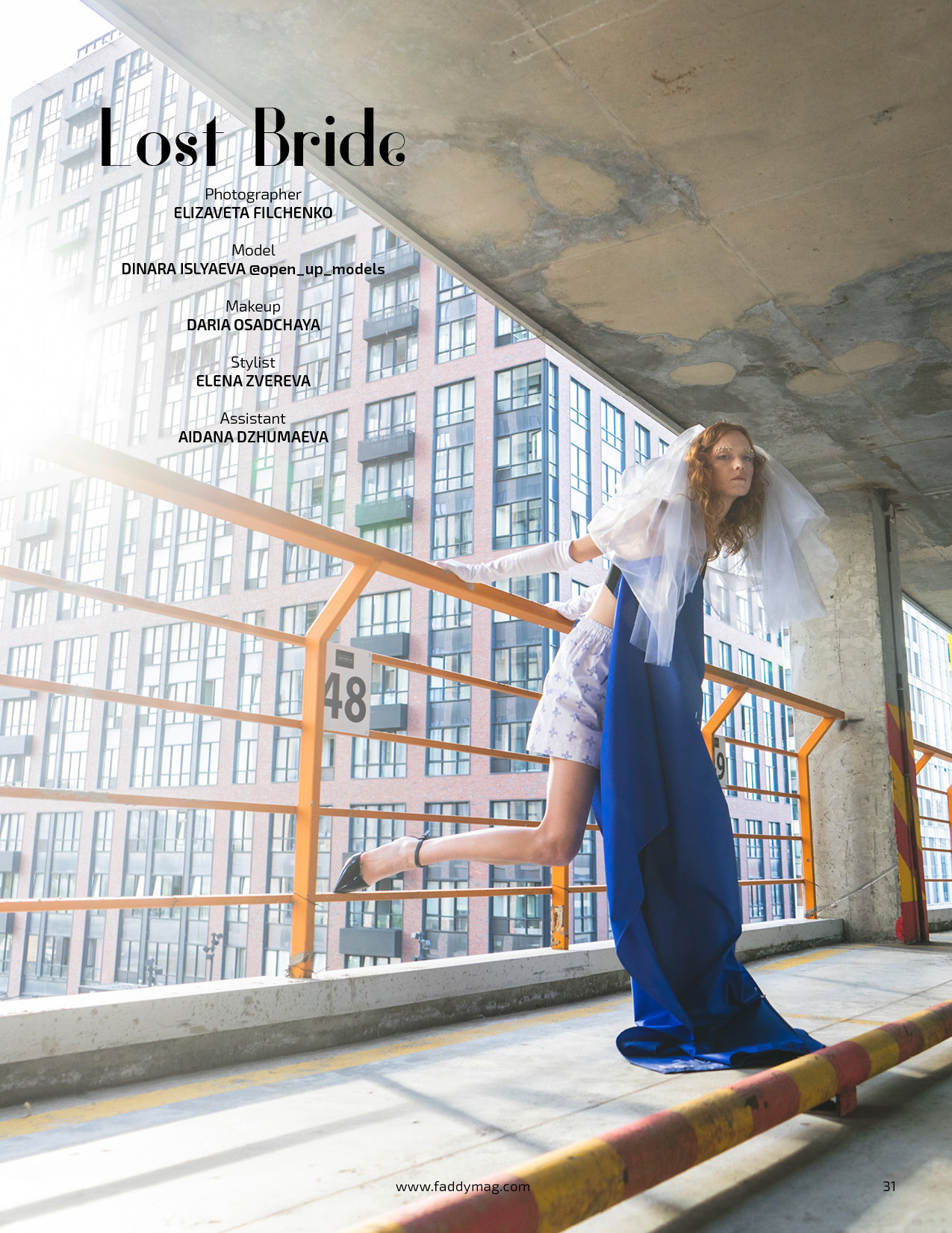 FADDY Magazine. Elizaveta Filchenko. Fashion-photographer and director