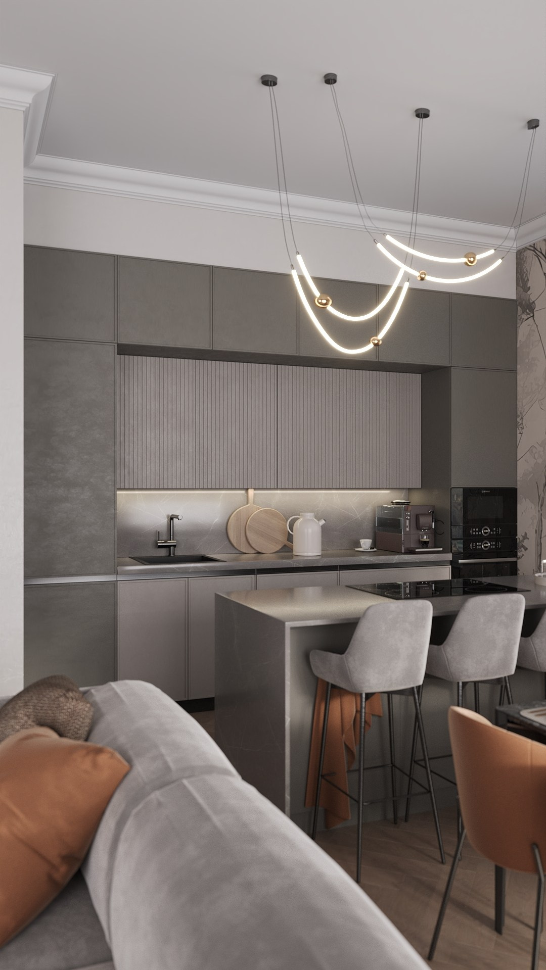 ЖК Хюгге 89 м². БК студия дизайна интерьера