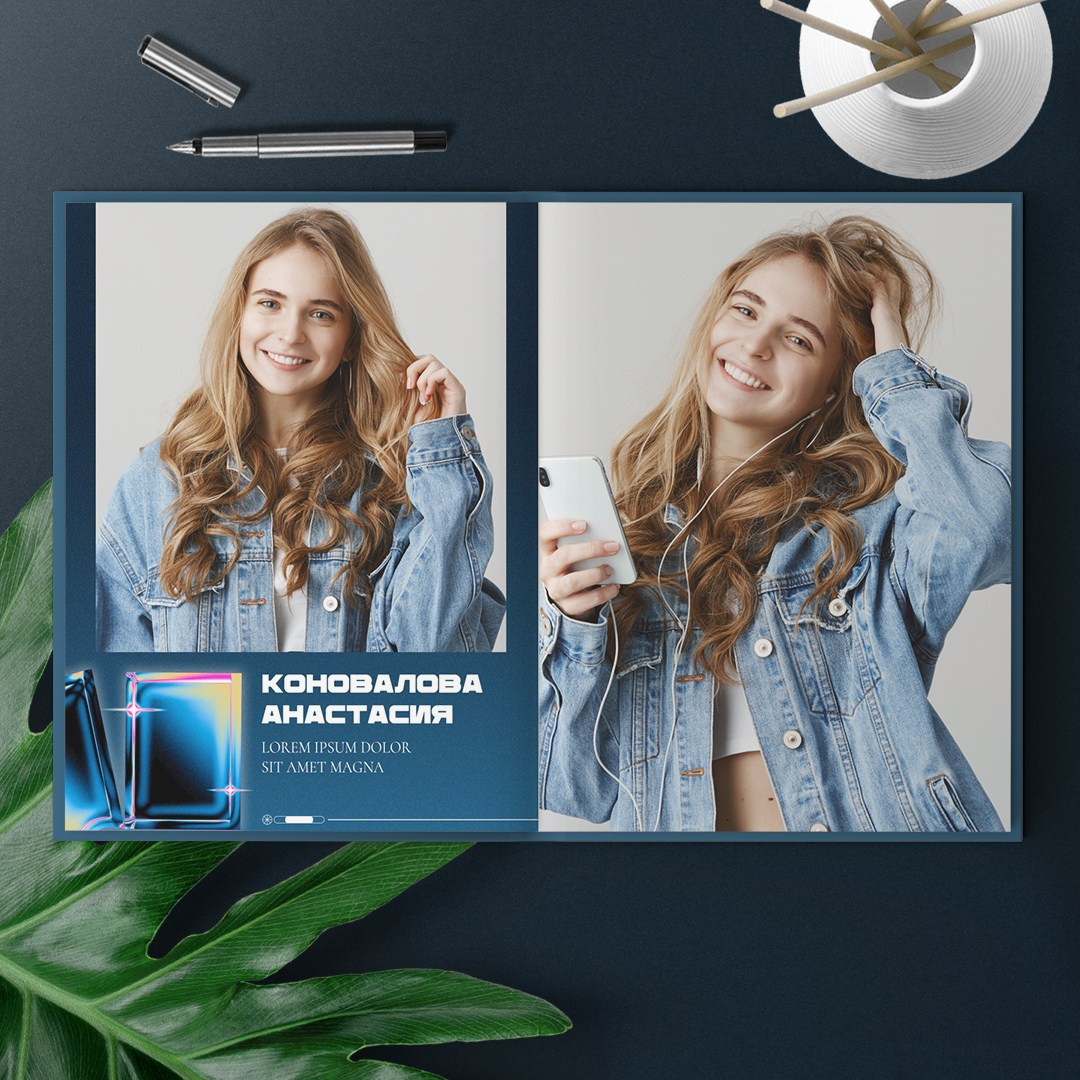 Альбом до 30 разворотов для 9 и 11 класса. Школьный фотограф Троицк