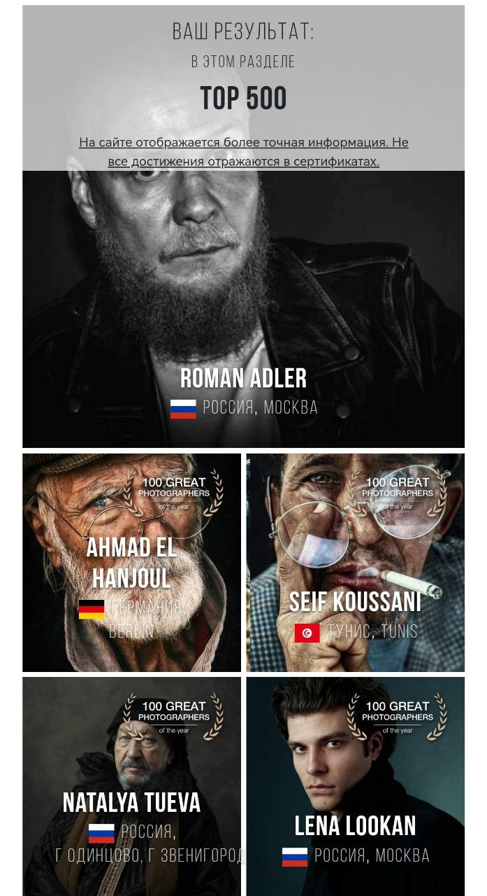 Итоги 9-й Международной фотопремии 35Awards. Фотограф Роман Адлер