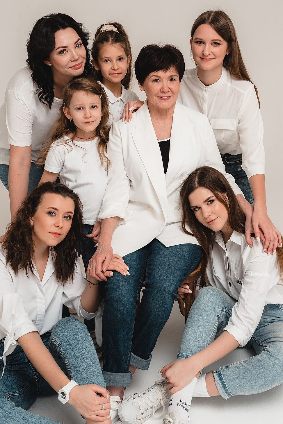 Фотосессия Большой Семьи. Фотограф Юлия Кондратьева