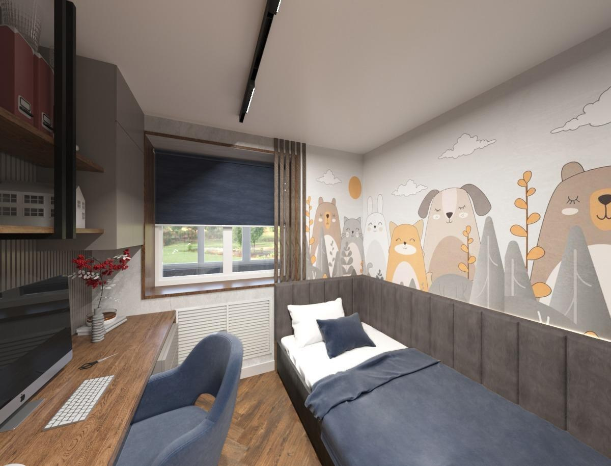 Примеры работ по дизайну детских  комнат нашей студии. Дизайн-интерьера