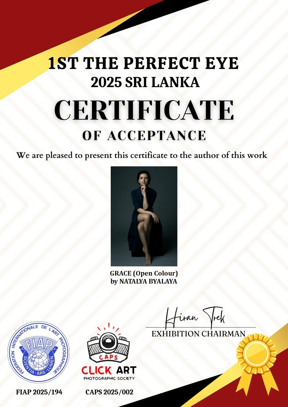 Награды. Портретный фотограф из Санкт-Петербурга Наталья Бялая