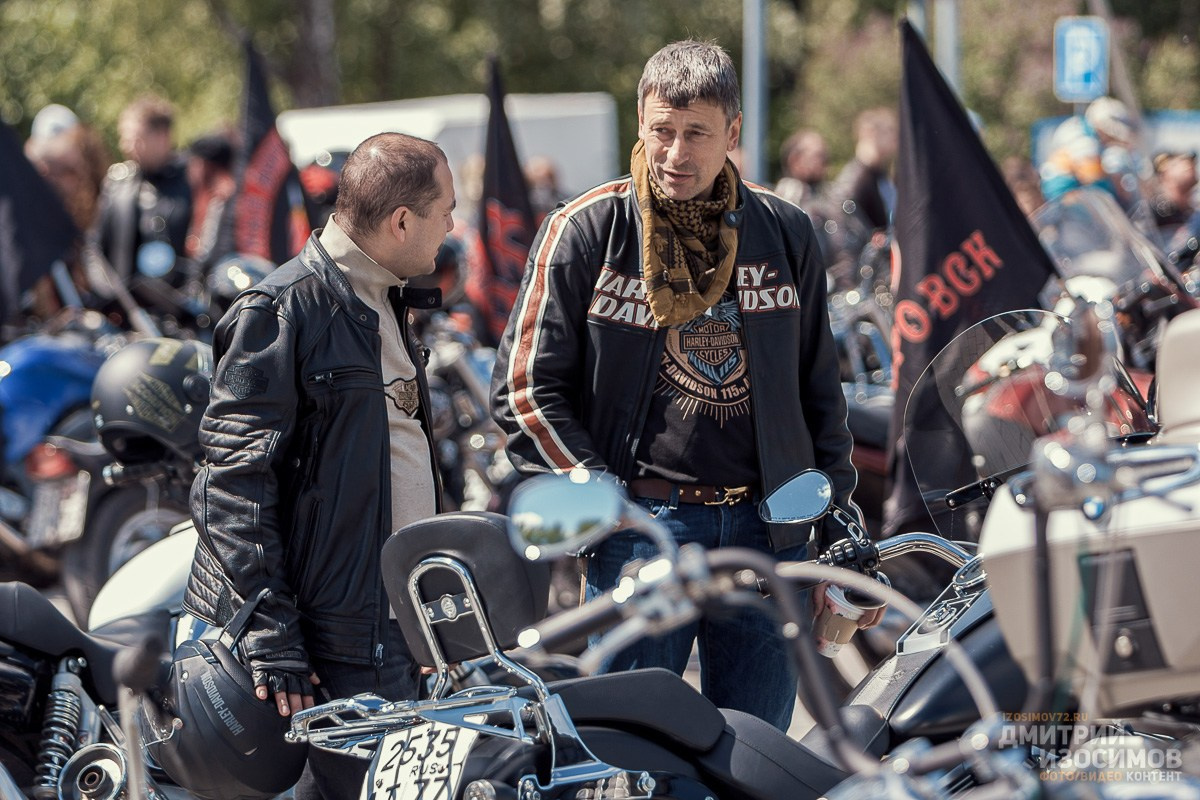 Слёт байкеров