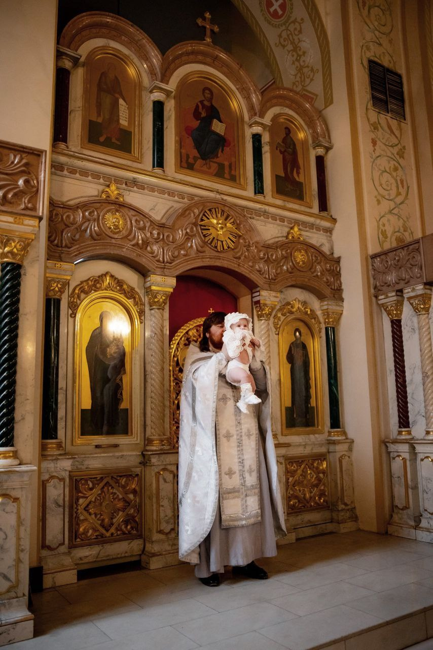 Таинство Крещения. Семейный фотограф в Москве