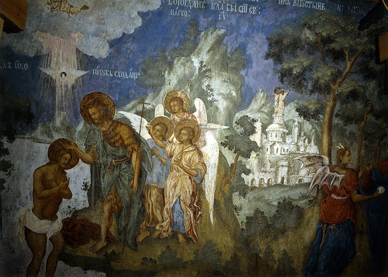 Фрески из церкви Владимирской иконы Божьей матери. 1676-1678гг