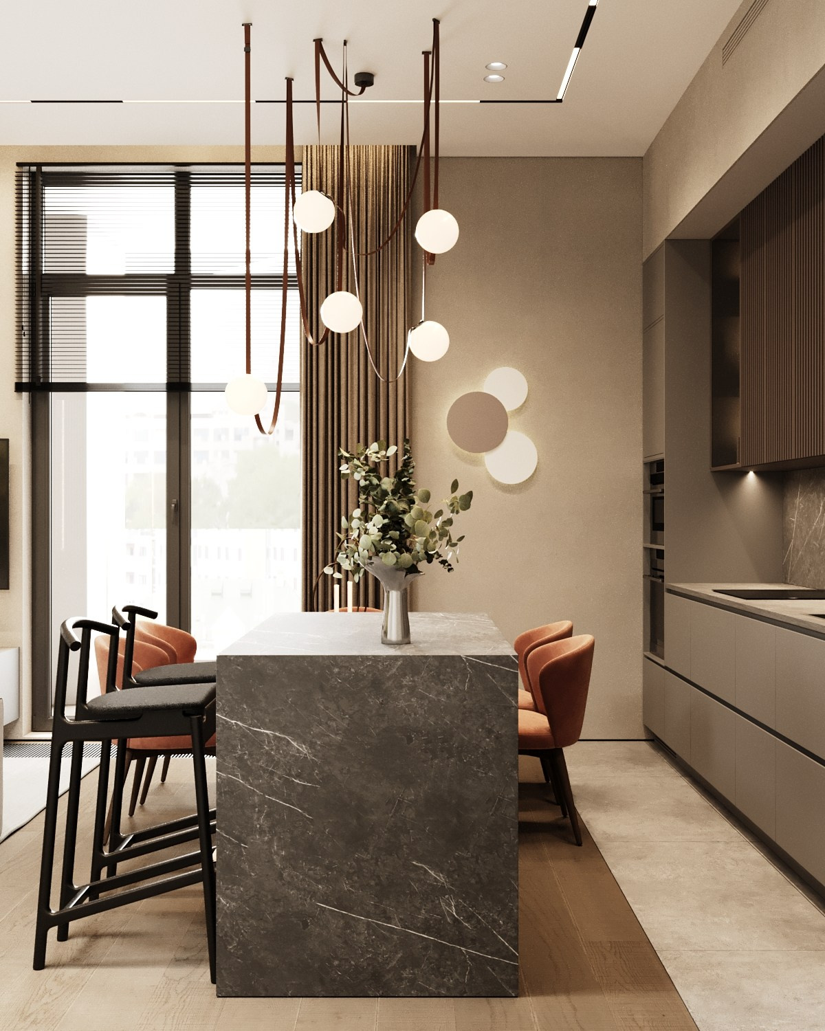 ЖК Ever 120 кв. м. Kod Interiors | Дизайнер интерьеров Кораблина Кристина