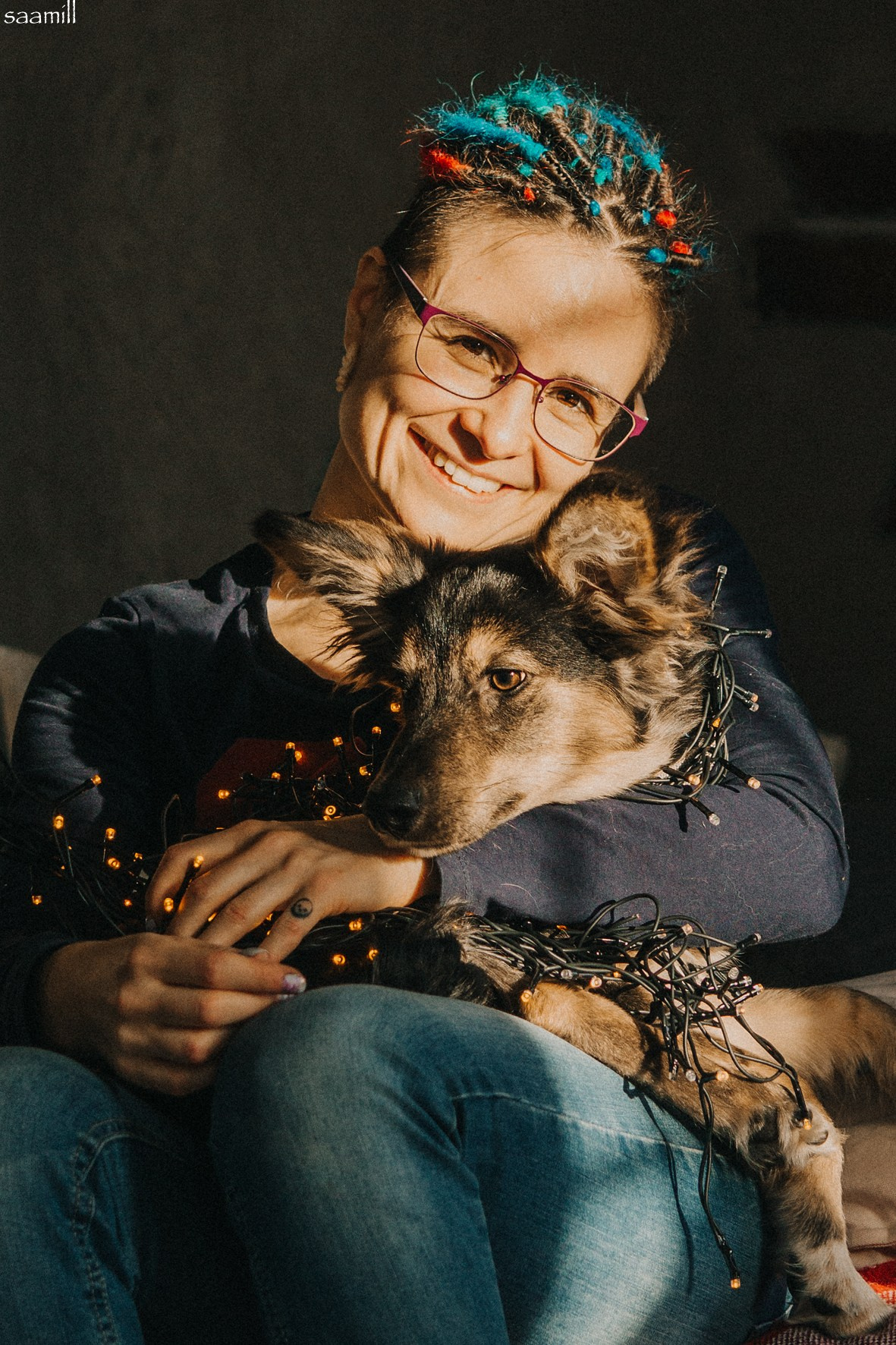 Life with dog. Saamill