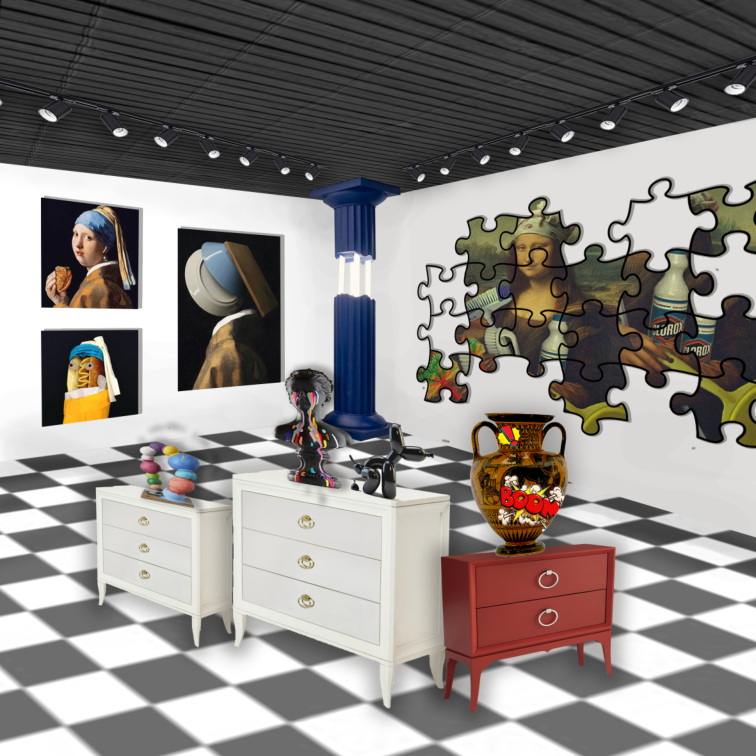 Коллажи-визуализации музей. Обо мне