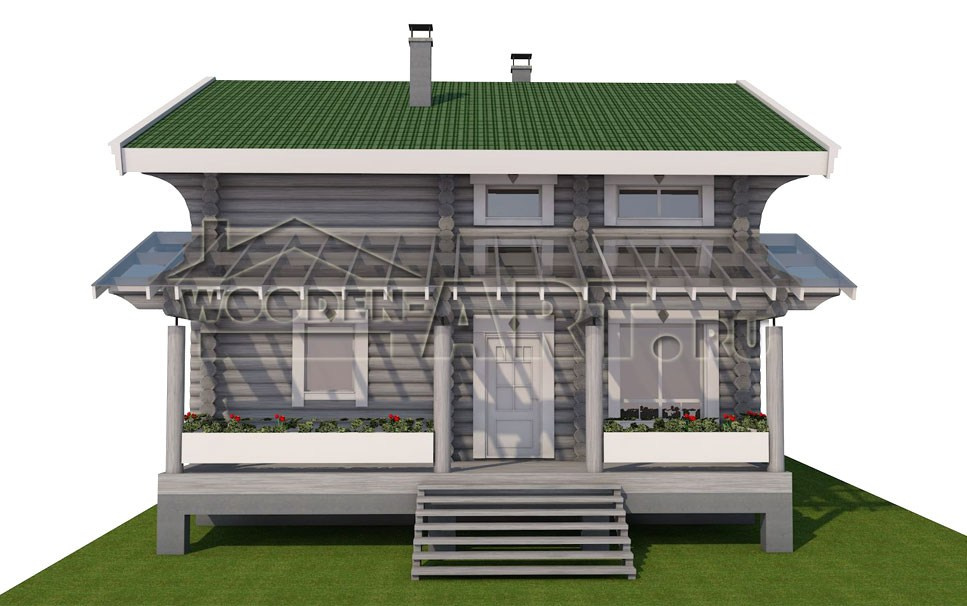 «Романовка» 223 кв. м. Проекты деревянных домов