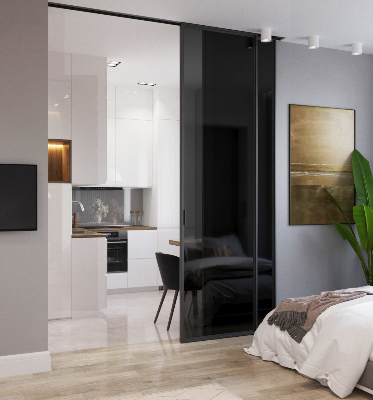 Квартира 38 кв.м. в ЖК Красногорский. Чугунова Анастасия. Дизайн интерьеров и архитектурное проектирование