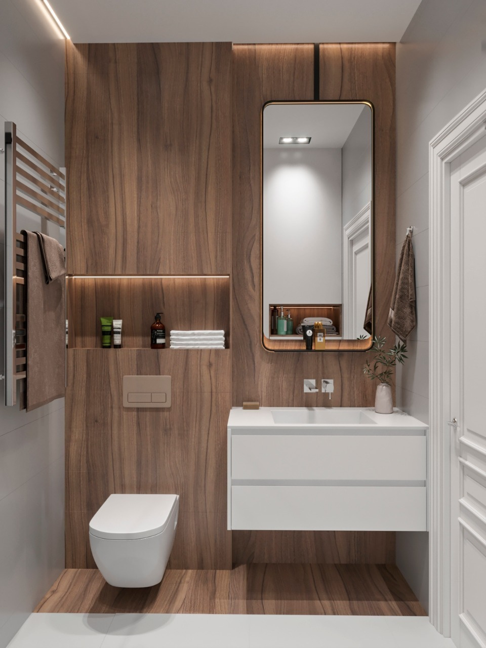 Квартира 38 кв.м. в ЖК Красногорский. Чугунова Анастасия. Дизайн интерьеров и архитектурное проектирование