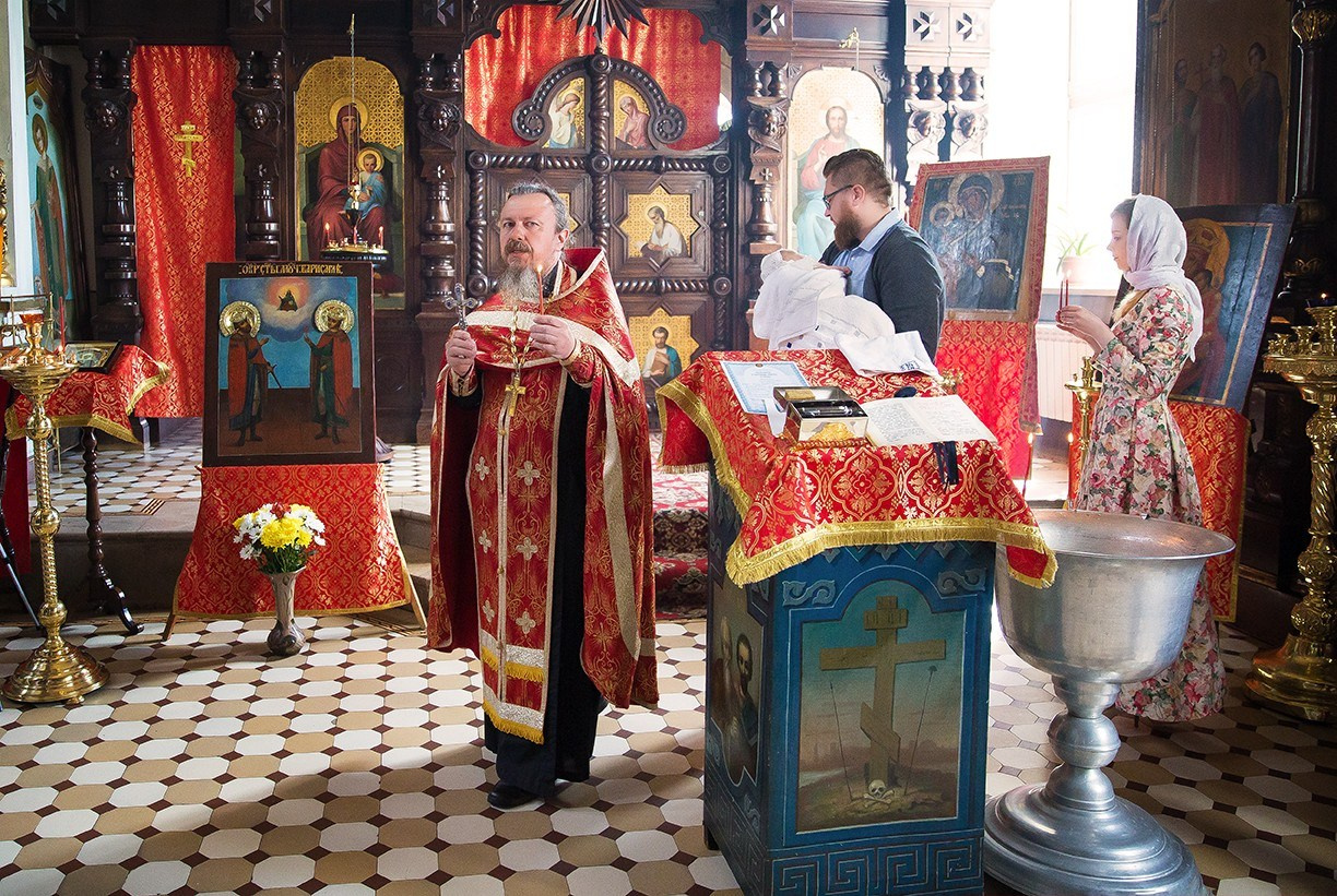 Крещение. Семейный фотограф в Москве Екатерина Ширей