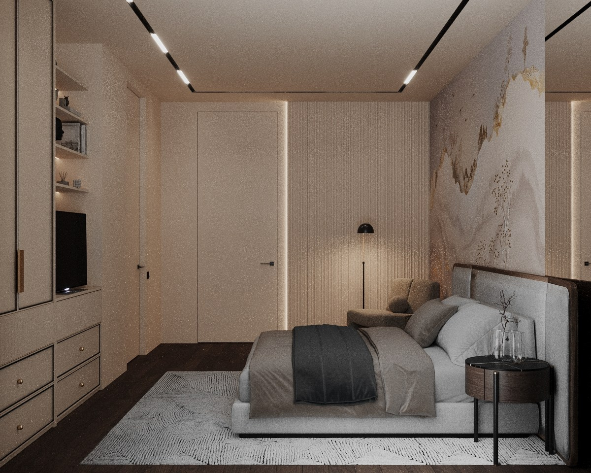 Спальня Жуковка правки. Визуализатор Векшина Елена