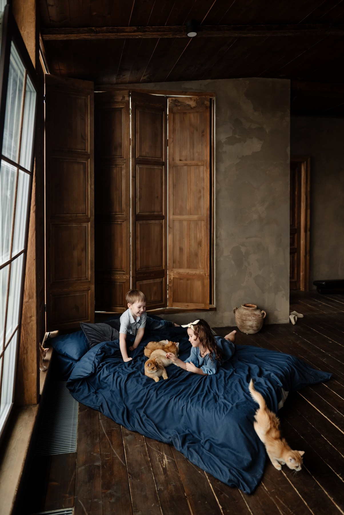 Детская с котятами. Свадебный и сеейный фотограф в Санкт-Петербурге Елена Худякова