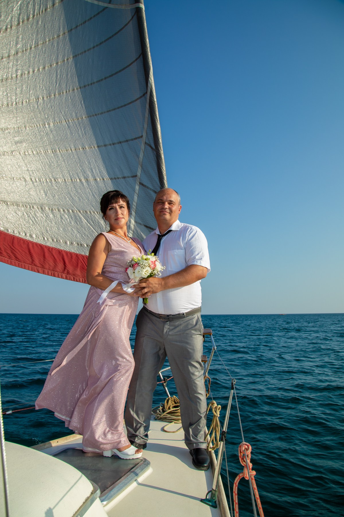 Свадьба на яхте. Фотограф и видеооператор (видеограф) в Евпатории и в Крыму