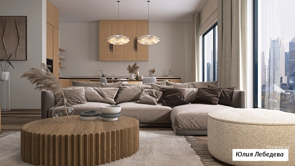 ЖК Спутник. Дизайнер интерьера Юлия Лебедева. Москва