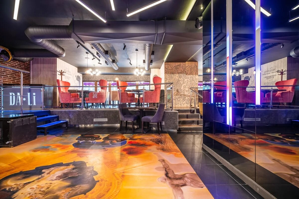 Ресторан-бар «Дали» г. Санкт-Петербург. Батракова Наталья дизайнер интерьеров Санкт-Петербург Москва Архангель