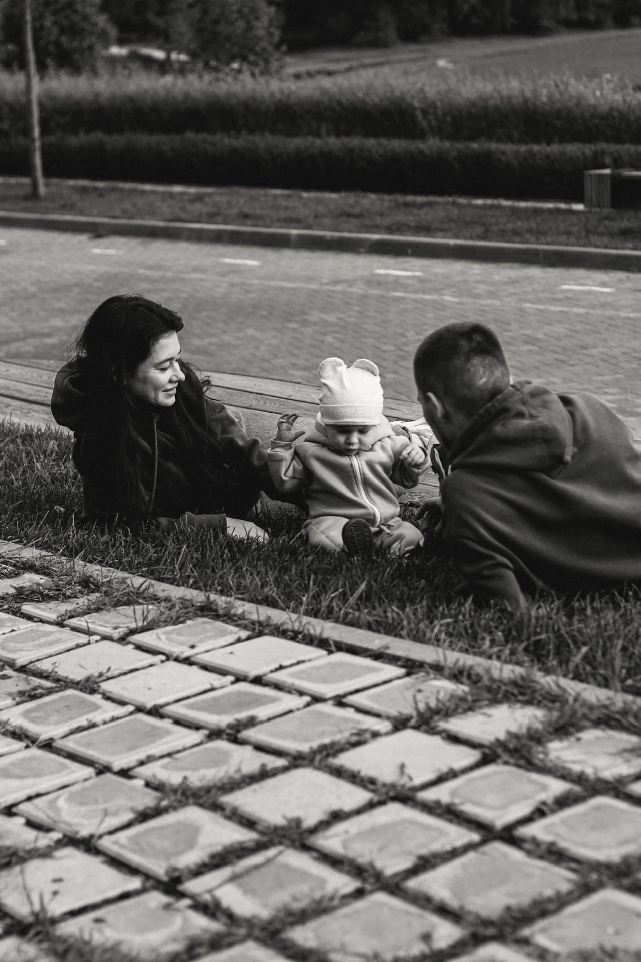 Анечка с папой и мамой. Семейный фотограф Полина Легачева