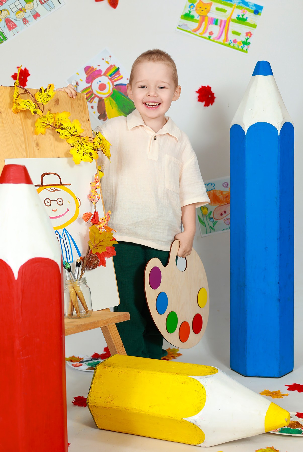 Краски осени. Выпускные альбомы в Иваново в детский сад и школу. Александр и Светлана Янкины