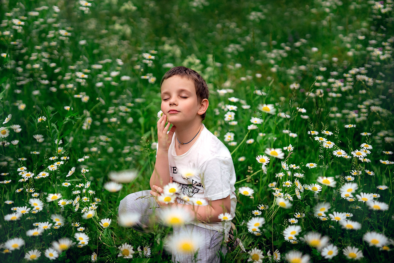 Ромашковая полянка. Семейный и детский фотограф в Ростове-на-Дону Екатерина Шевченко