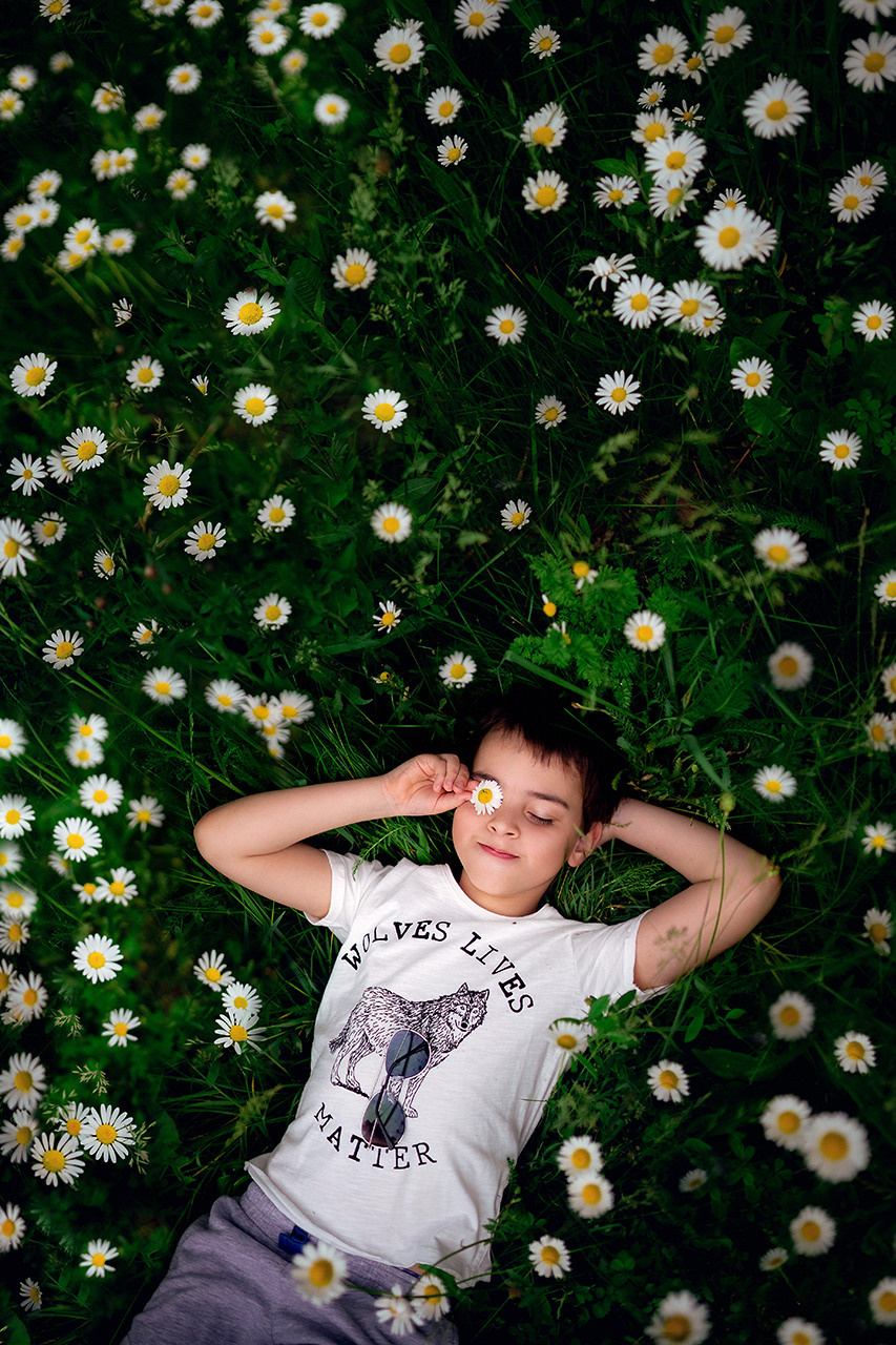 Ромашковая полянка. Семейный и детский фотограф в Ростове-на-Дону Екатерина Шевченко