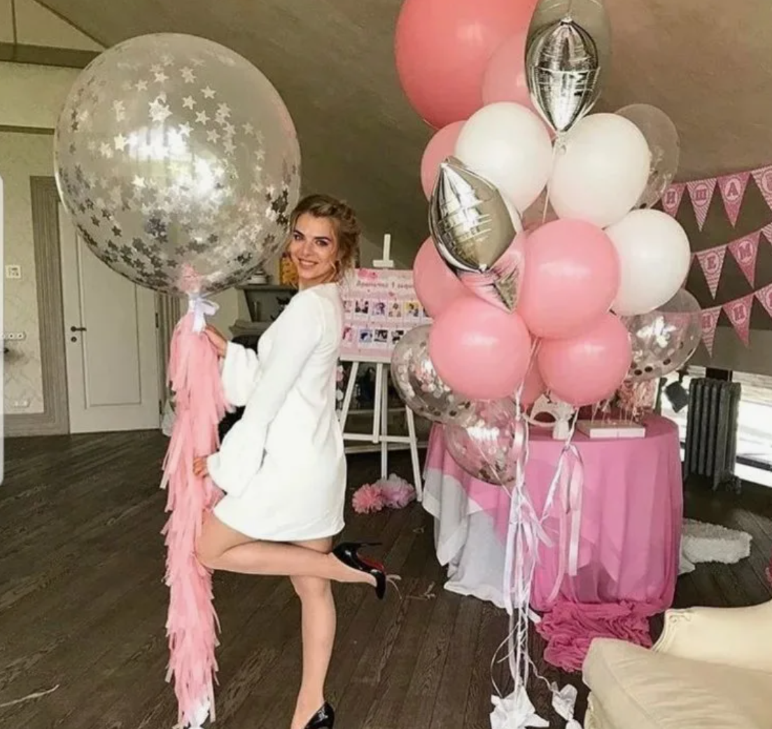 Bridal Shower. Balloons and decorations in Serbia. Delivery 24/7