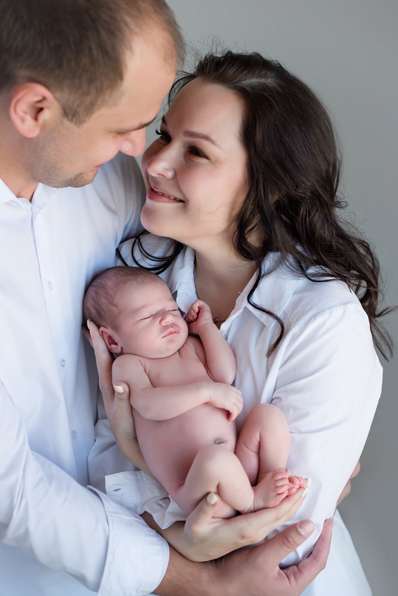 Анюта 13 дней (пакет Комфорт). Фотограф новорожденных Елена Панова