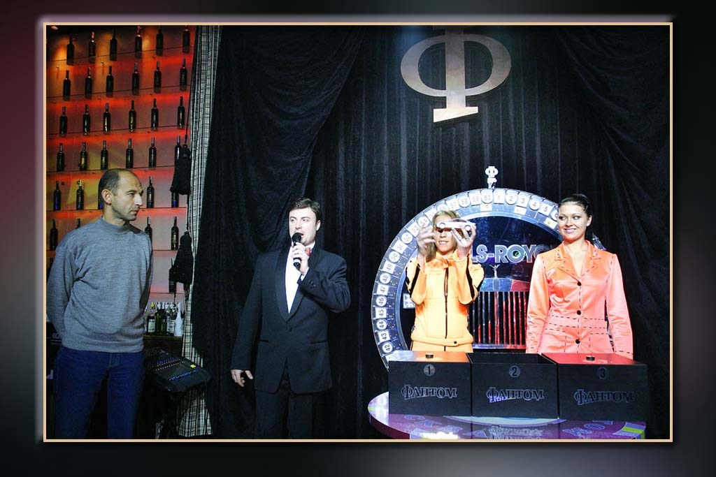 Рекламная съемка для  казино Фантом Розыгрыш Ролс-Ройса. Skazka.wfolio.pro