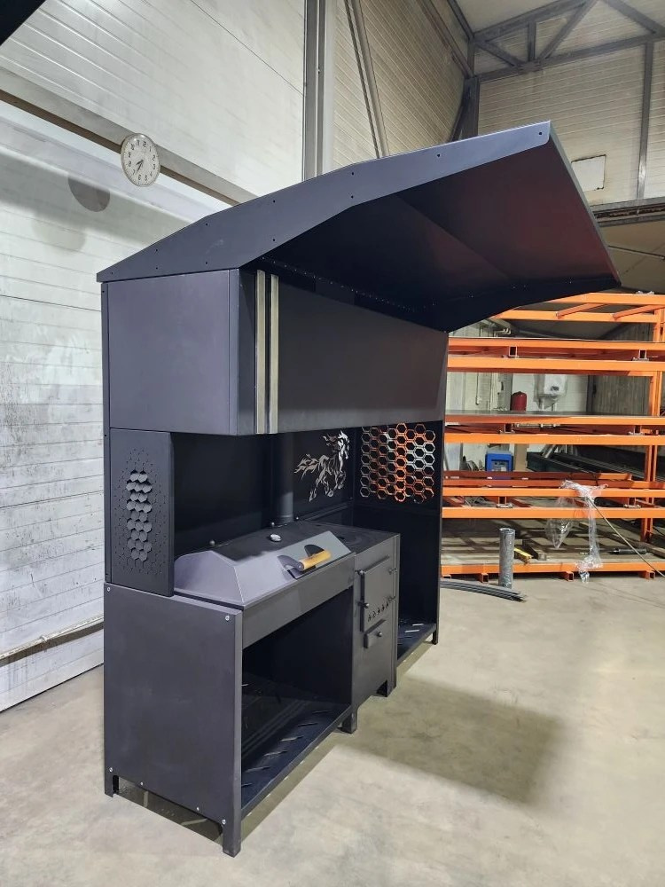 «Вектор» мангальная зона. Купить / заказать мангал для дома в Краснодаре от производителя «Дарбин»