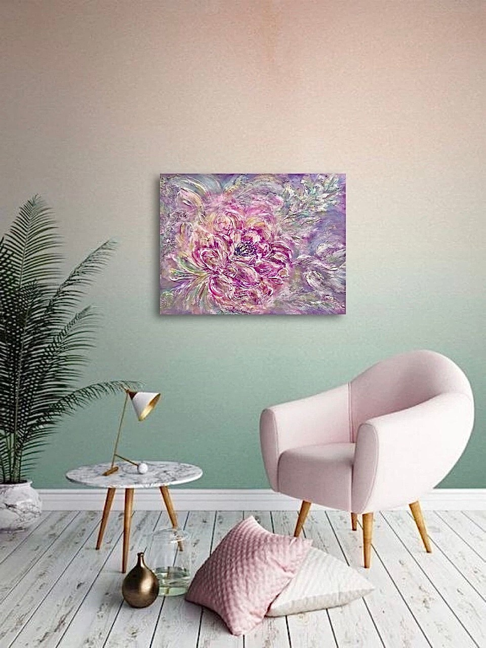 нежный абстрагированный цветок