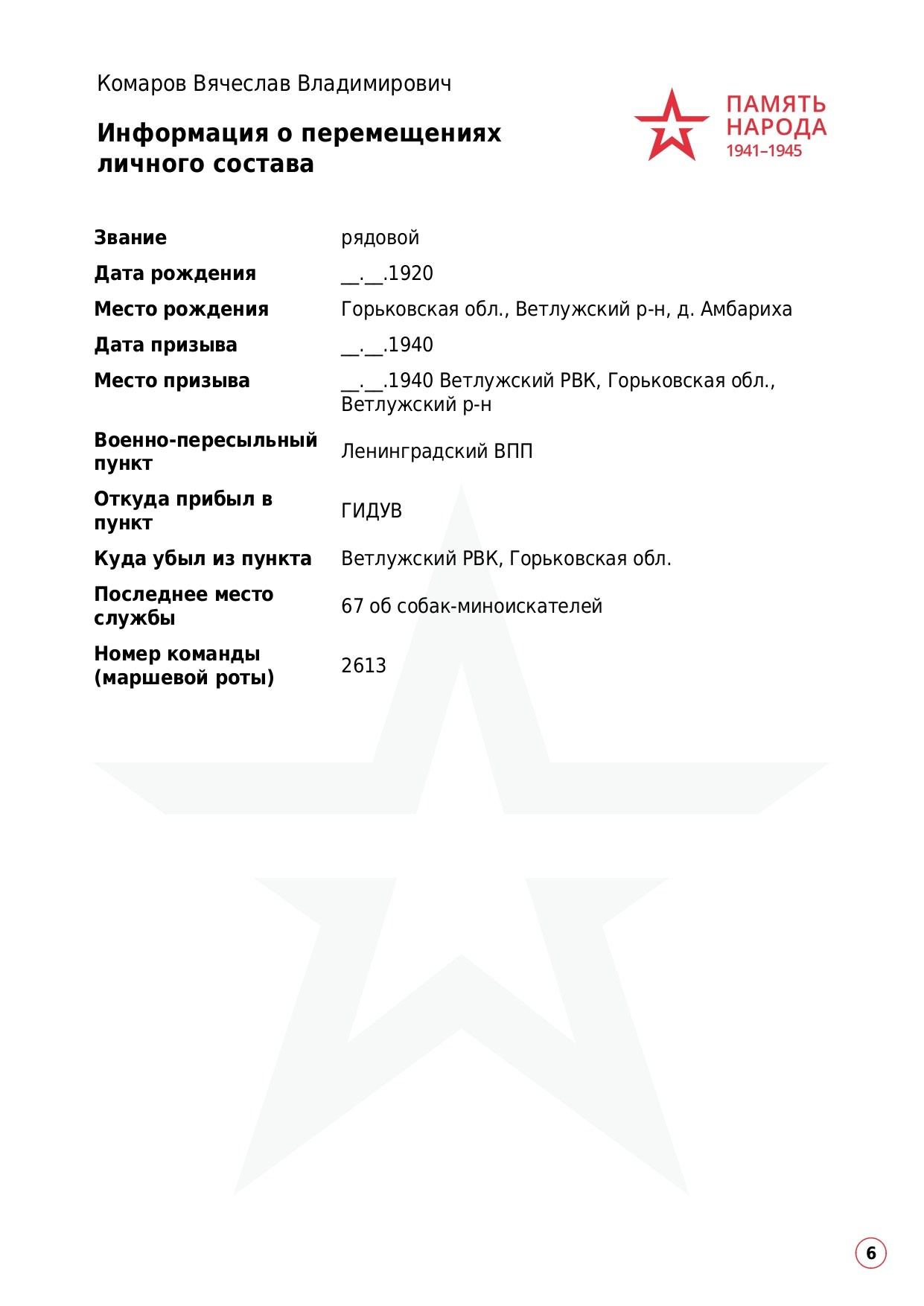 Комаров Вячеслав Владимирович. НРОО КЦ "Собаковод"