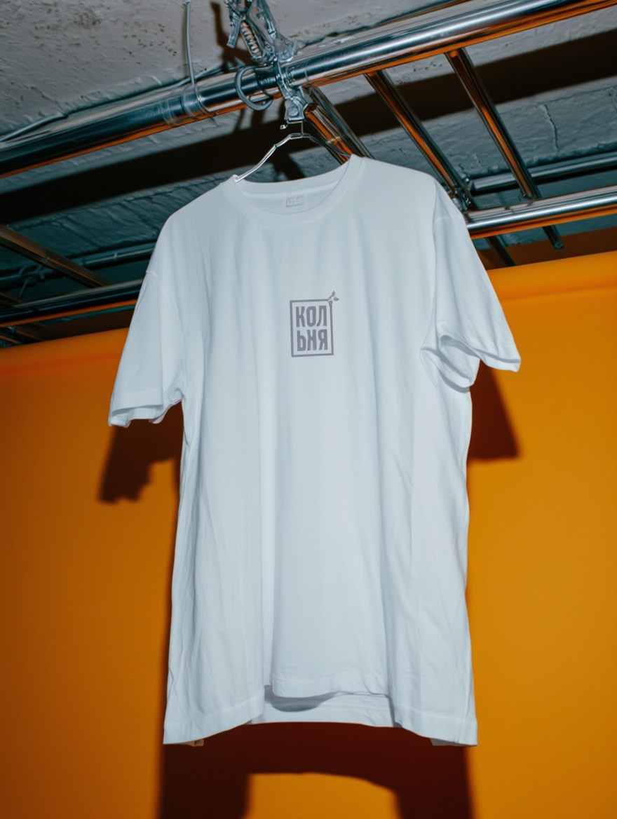 Кольня футболки. Фотограф Санкт-Петербург