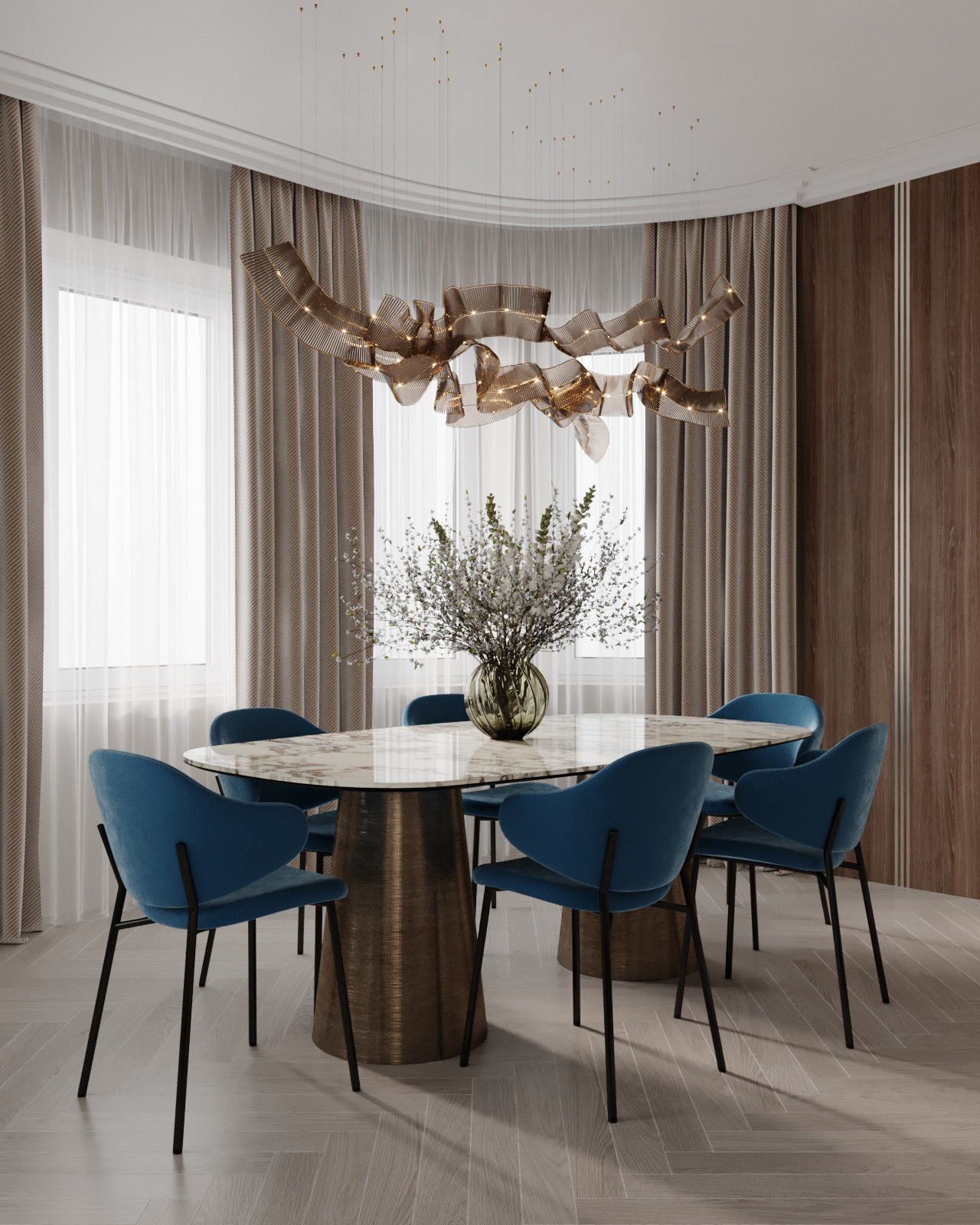 KUTUZOVA. Дизайн интерьера бизнес класса Москва Янина Филиппова