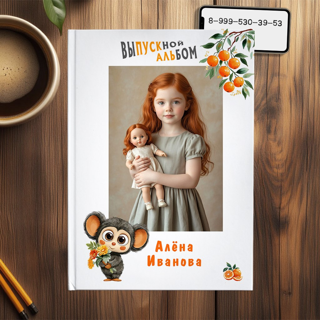 Дизайн «Чебурашка» Обложка для детского сада. Формат PSD:&nbsp; 21*30 см.&nbsp;Все элементы на&nbsp;отдельных слоях.&nbsp;Все шрифты включены.&nbsp;Шаблон редактируется в&nbsp;программе Photoshop. Отрисовка рисунков для макета моя.