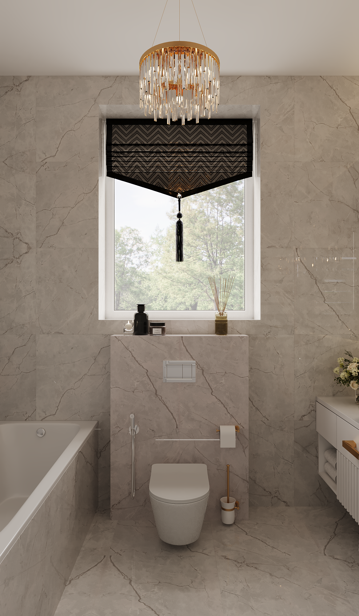 Частный дом в стиле арт-деко. Дизайнер интерьеров Ростов-на-Дону Кристина Карпенко