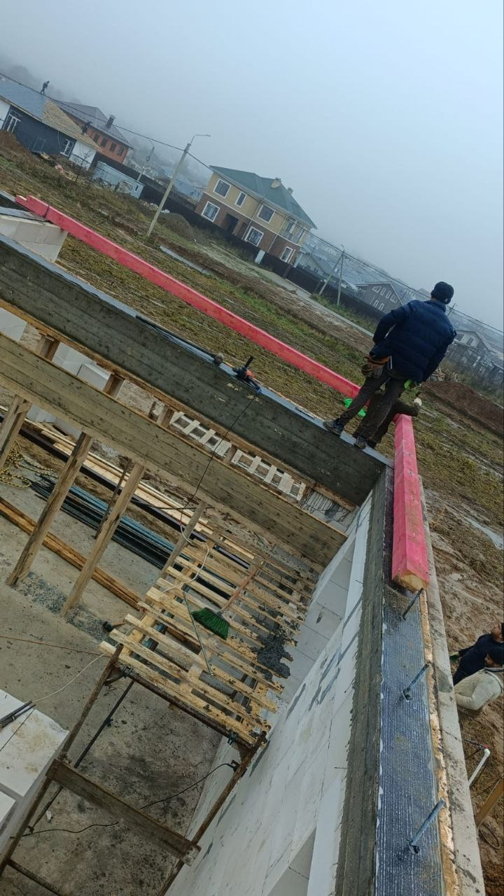 Монтаж деревянного перекрытия