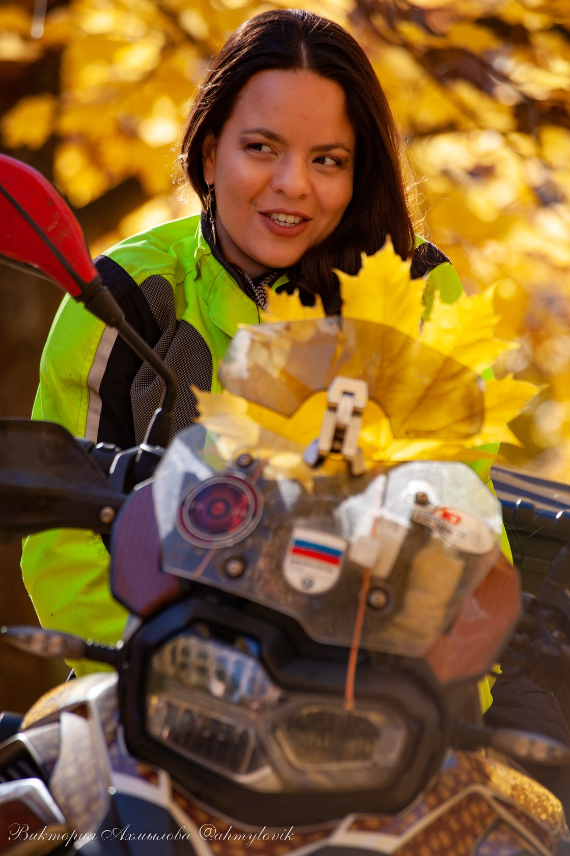 Маша Печенька (BMW GS1200). Виктория Ахмылова. Фотограф в Москве