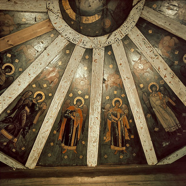 "Небо" в часовне Успения в дер. Васильево. !8 в