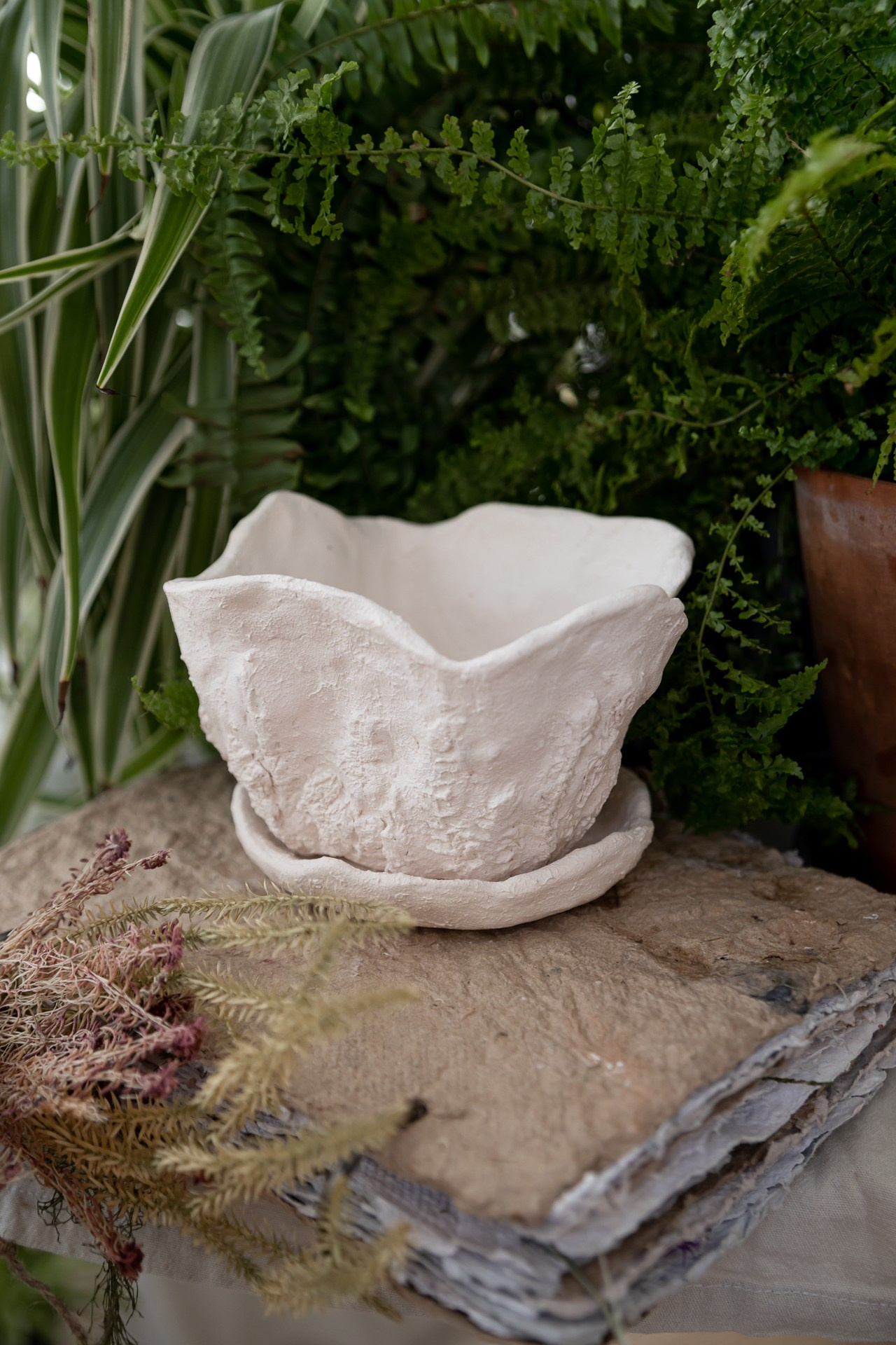 Горшок «Мхи и лишайники» 1700 р. Катя Цвет