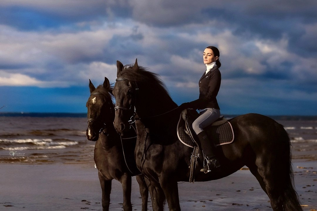 Фотосессии с лошадьми осенью. Фотограф женский и мужской портрет Санкт-Петербург