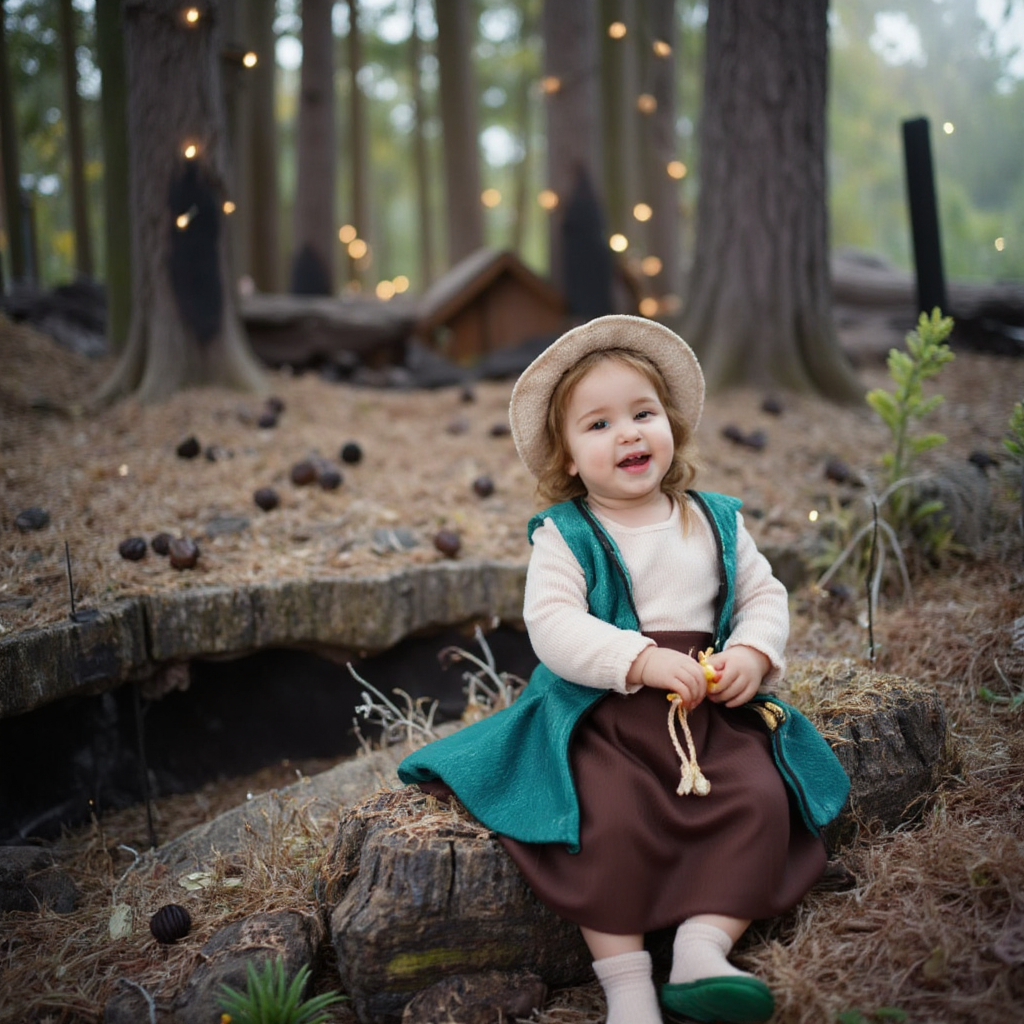 Фотосессия в Сказочном Лесу. Детская Фотостудия ГОДОВАСИКИ в Санкт-Петербурге фотосесия на годик