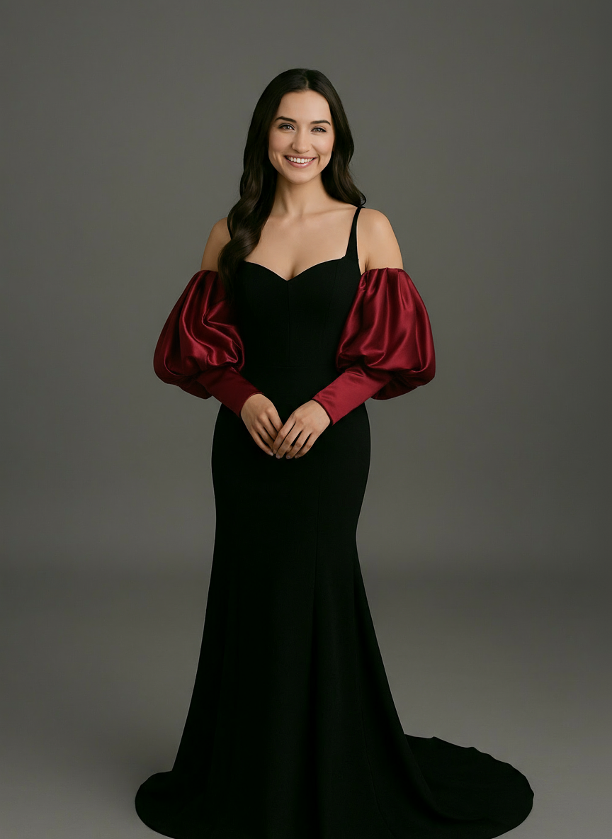 Платье чёрное. Размер 44 - 48